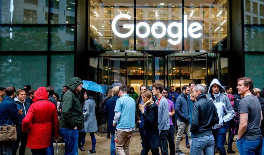 Google workers detained for demonstrating against partnership with Israeli government. 23 Google workers detained for demonstrating against partnership with Israeli government.