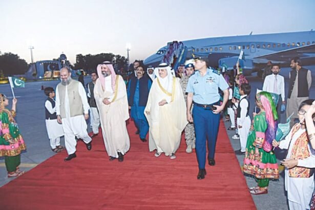 Pakistan is setting ambitious goals as investors from Saudi Arabia make their way into the country.