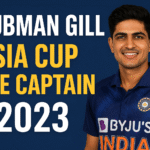 Shubman Gill Asia Cup Vice Captain